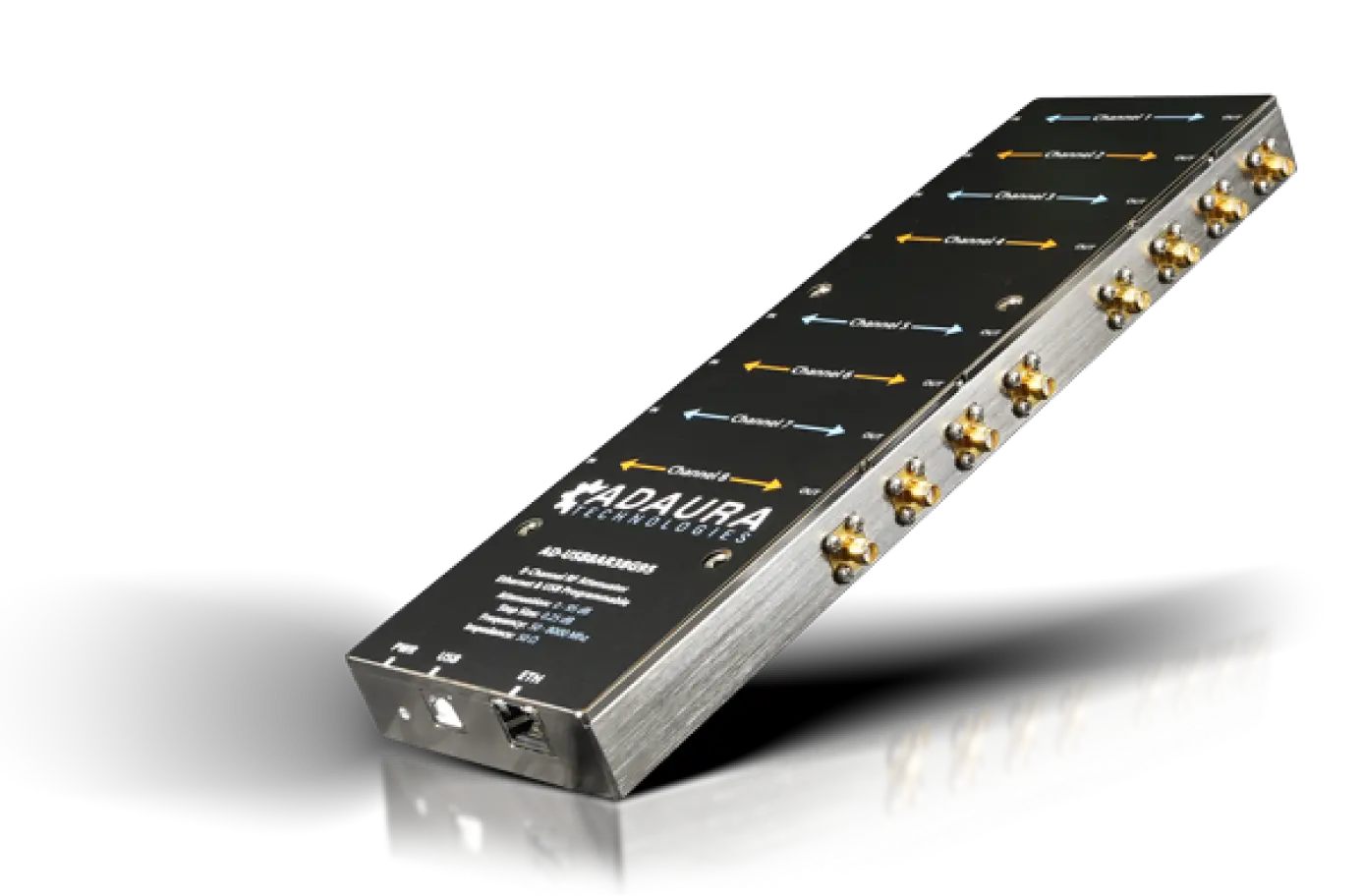 R4 系列八通道 100-8000MHz 可编程 RF 衰减器