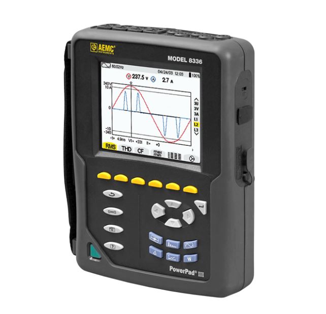 AEMC 三相 电能质量分析仪 &ndash; PowerPad III