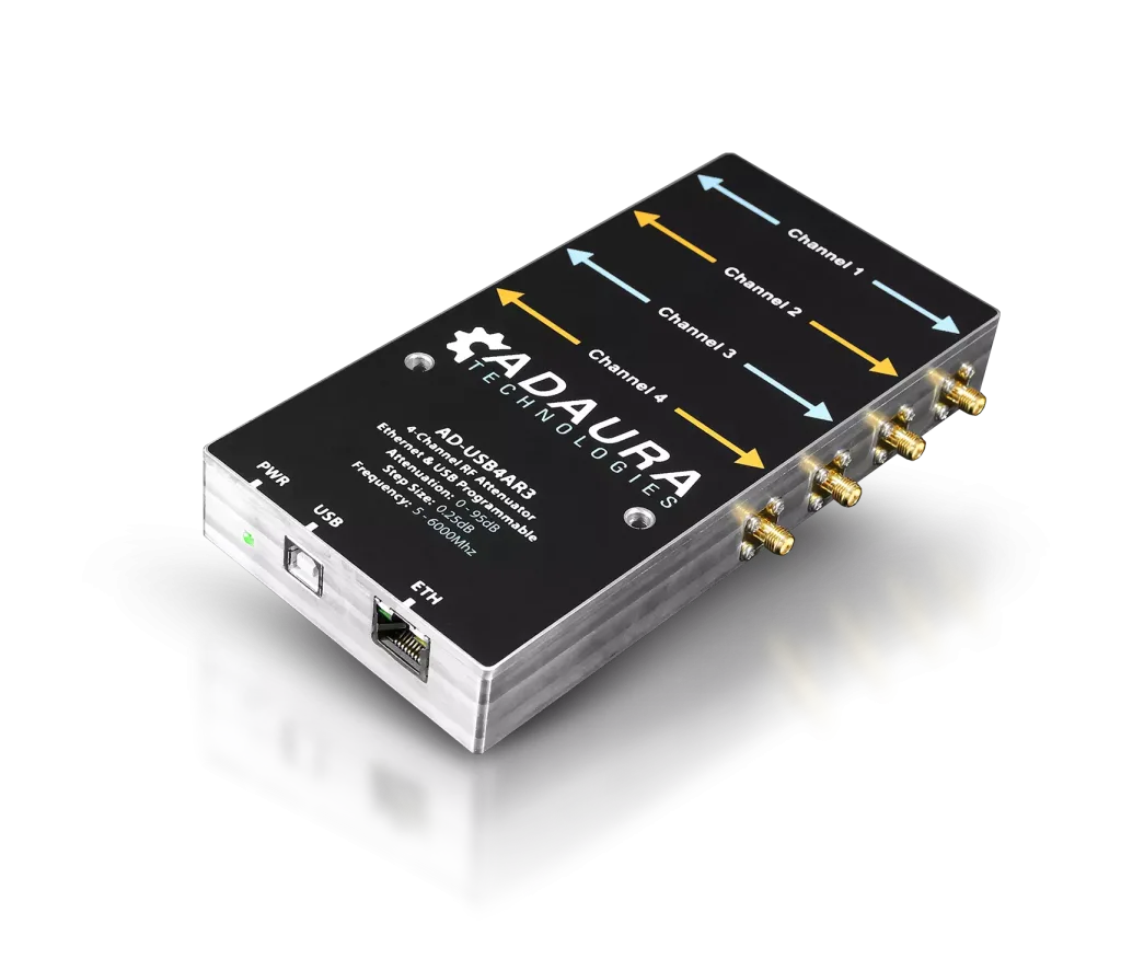 R4 系列四通道 100-8000MHz 可编程 RF 衰减器