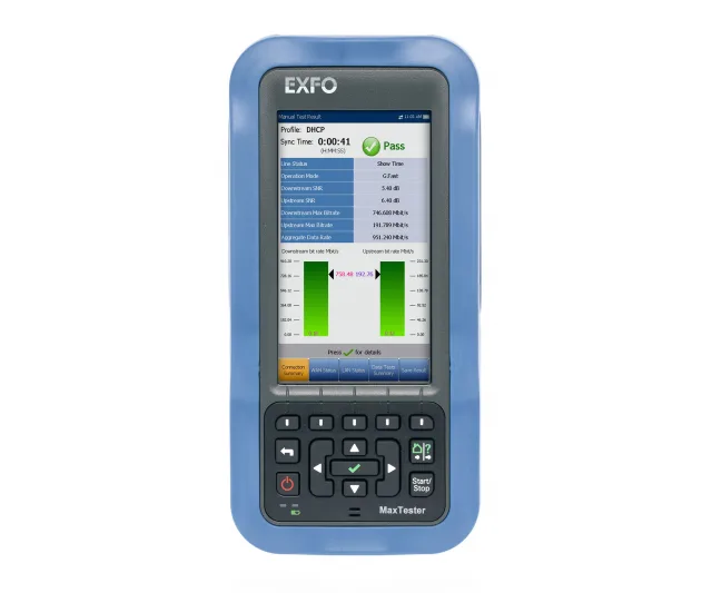 MaxTester 635G - 铜缆、xDSL 和 Gfast 测试仪
